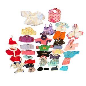 Lot of GANZ WEBKINZ Clothing Dresses Pants Short Shirts Jackets Hats Santa Suit